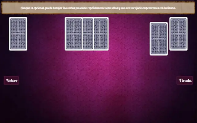 Tirada de cartas android App screenshot 0