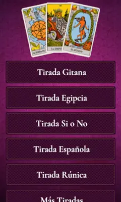 Tirada de cartas android App screenshot 9