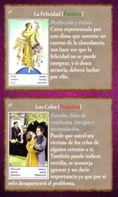 Tirada de cartas android App screenshot 5